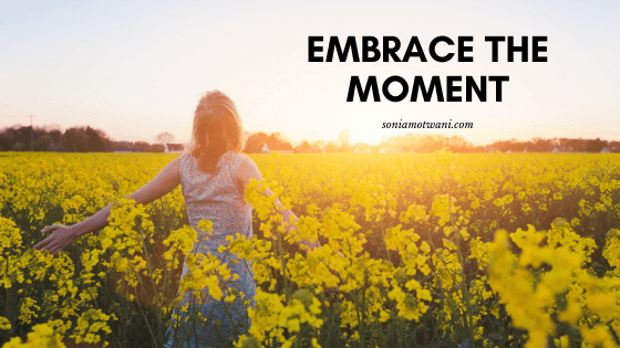 Do you enjoy “the” moment?