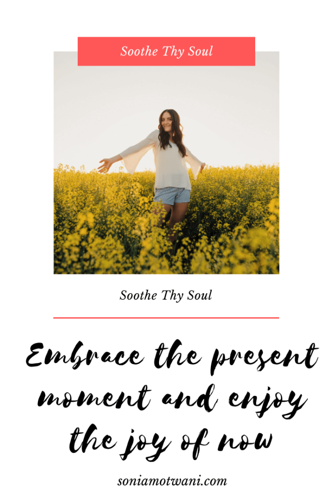 Do you enjoy “the” moment?