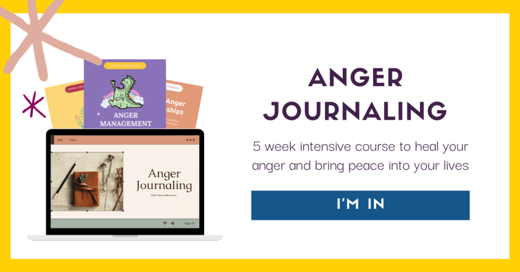 anger journaling